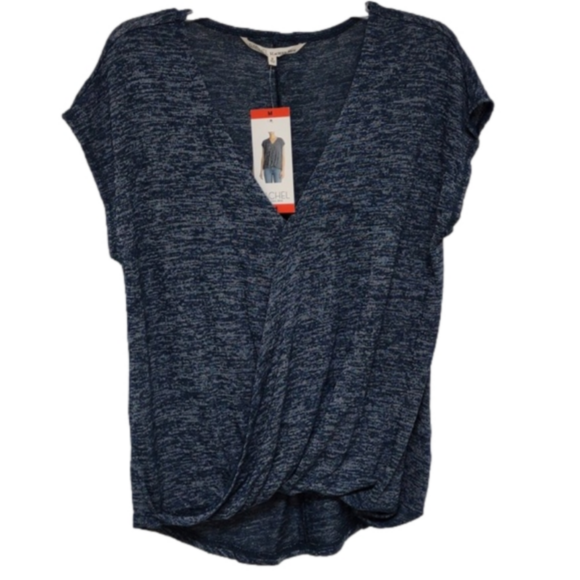 Rachel Roy Heather Navy scoop sleeve blouse, size Medium, NWT - Picture 2 of 8